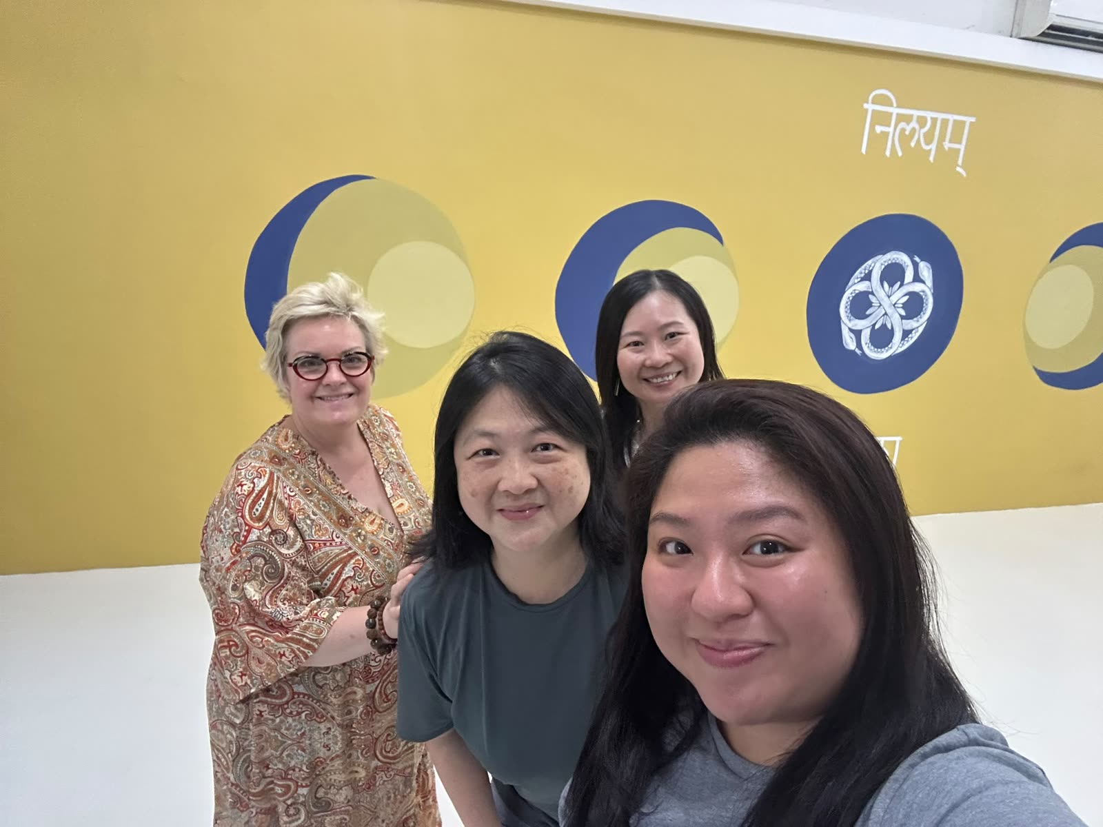 Isabelle with students at TRE™ Module 1, May 2026