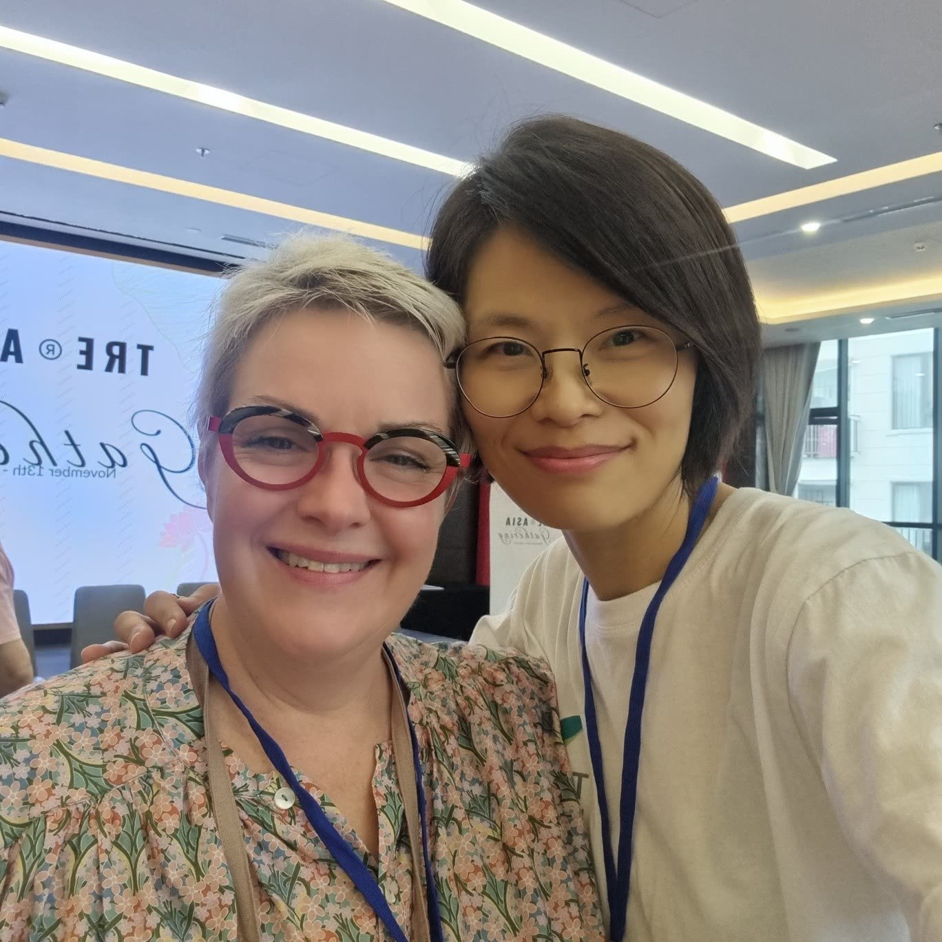 Isabelle at a TRE™ gathering in Vietnam